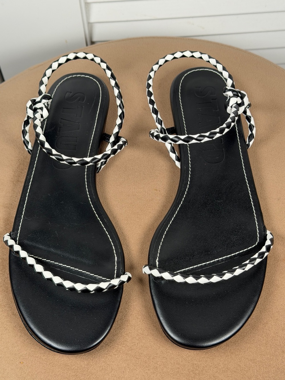 STAUD women's laurel sandal in black 39
